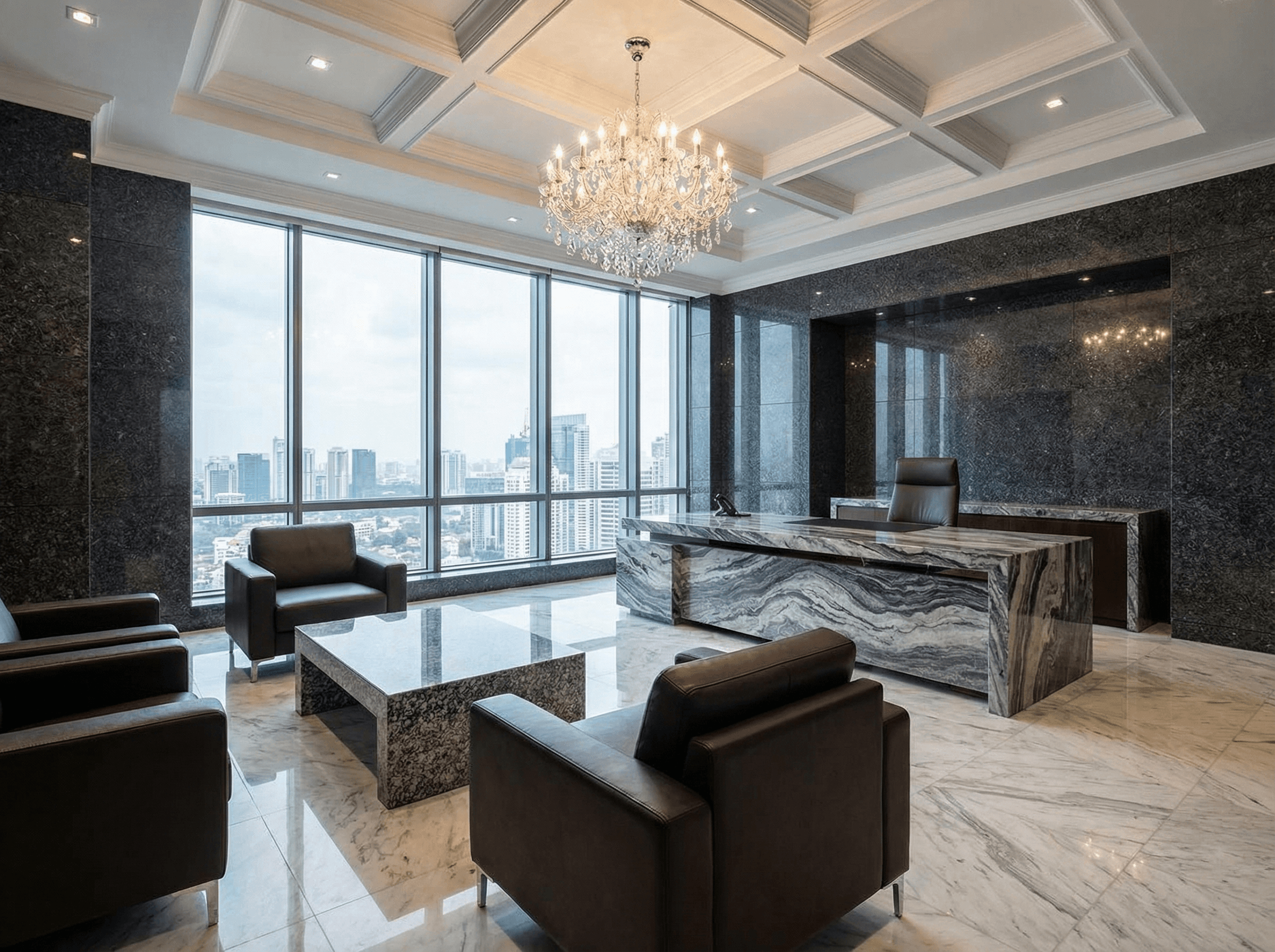 Executive Office Building – commercial natural stone project
